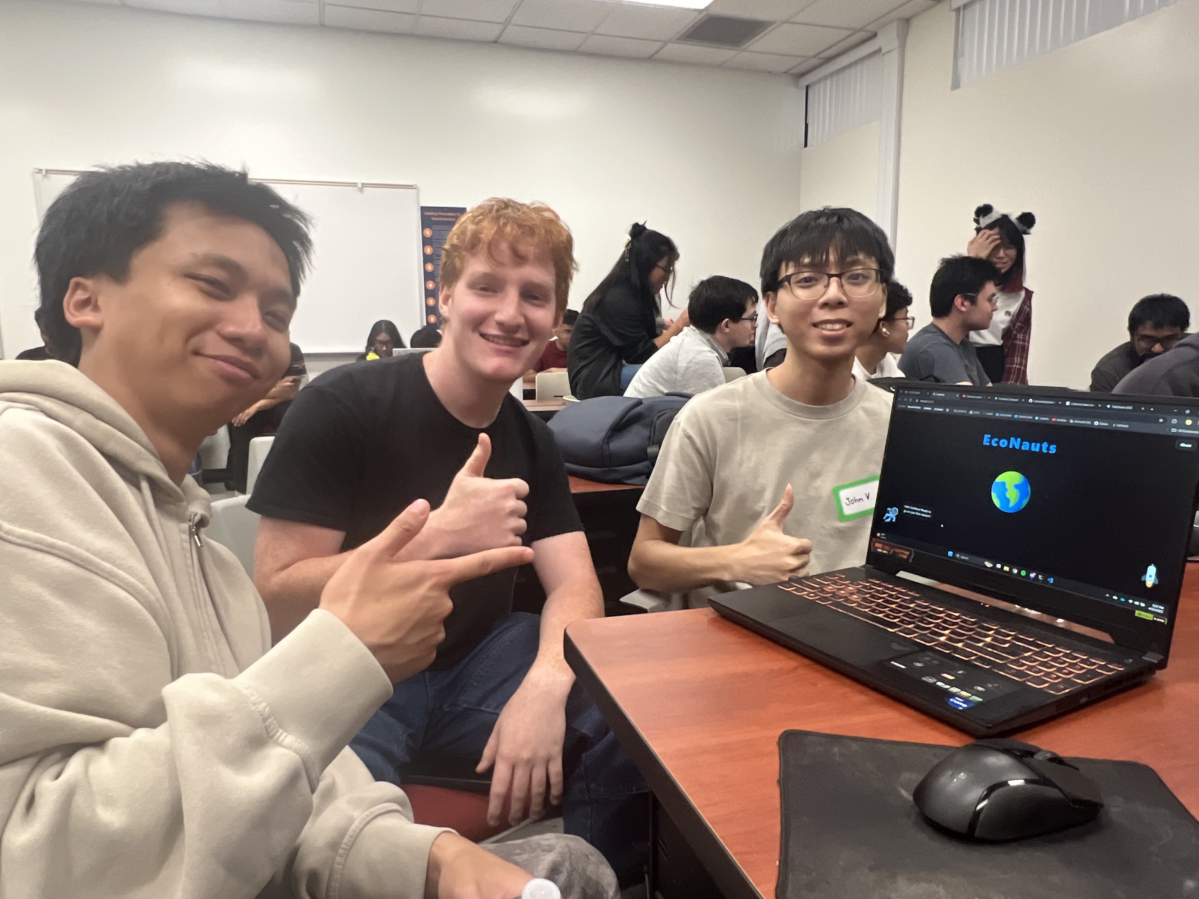 Working with the Eco Nauts project team